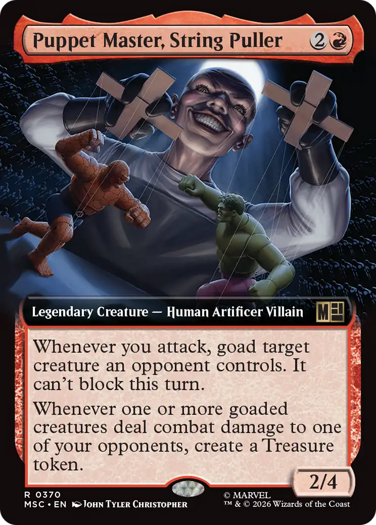 Puppet Master, String Puller (Extended Art) [Marvel Super Heroes Commander] | Empire Gaming NC