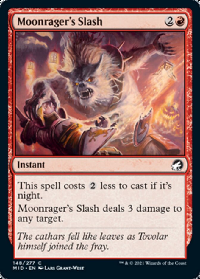 Moonrager's Slash [Innistrad: Midnight Hunt] | Empire Gaming NC