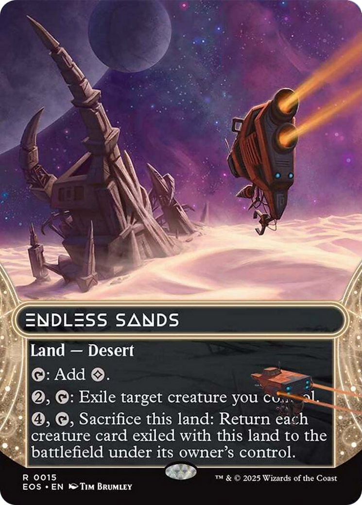 Endless Sands (0008) (Borderless) [Edge of Eternities: Stellar Sights] | Empire Gaming NC
