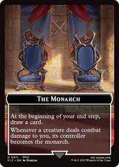The Blackjack // The Monarch Double-Sided Token (Surge Foil) [FINAL FANTASY Commander Tokens] | Empire Gaming NC