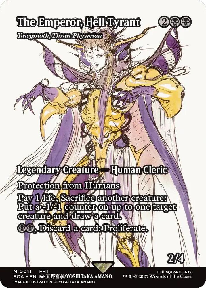 The Emperor, Hell Tyrant - Yawgmoth, Thran Physician (Showcase) [FINAL FANTASY : Through the Ages] | Empire Gaming NC