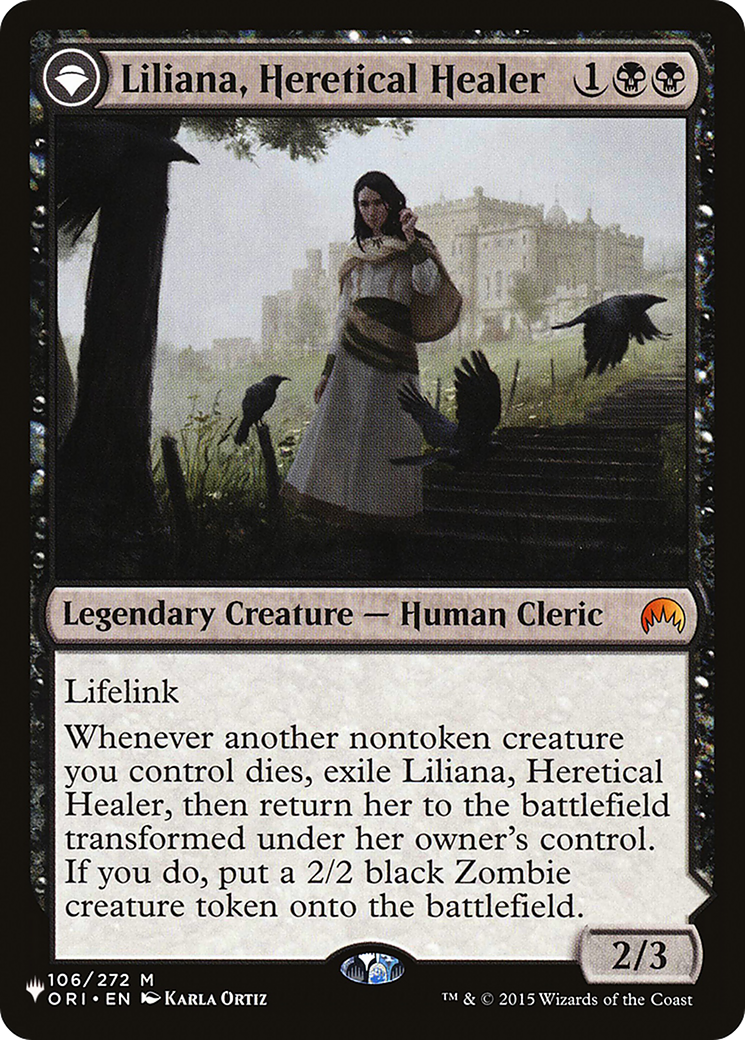 Liliana, Heretical Healer // Liliana, Defiant Necromancer [Secret Lair: From Cute to Brute] | Empire Gaming NC