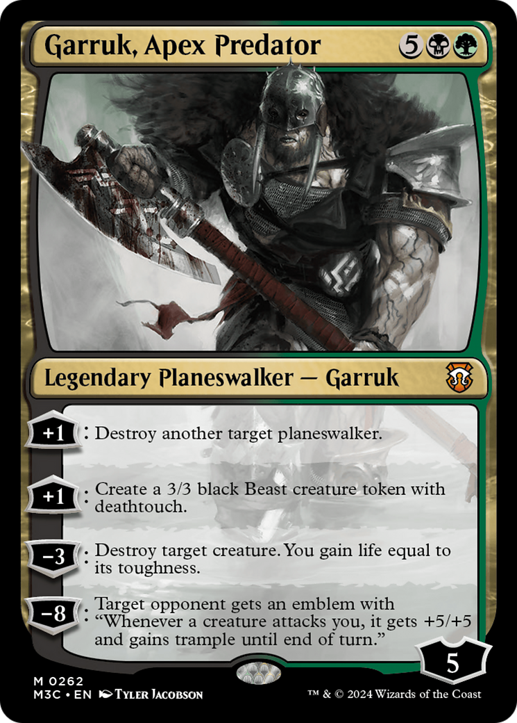 Garruk, Apex Predator (Ripple Foil) [Modern Horizons 3 Commander] | Empire Gaming NC