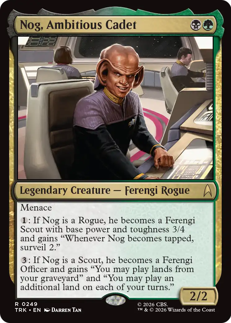 Nog, Ambitious Cadet [Star Trek] | Empire Gaming NC