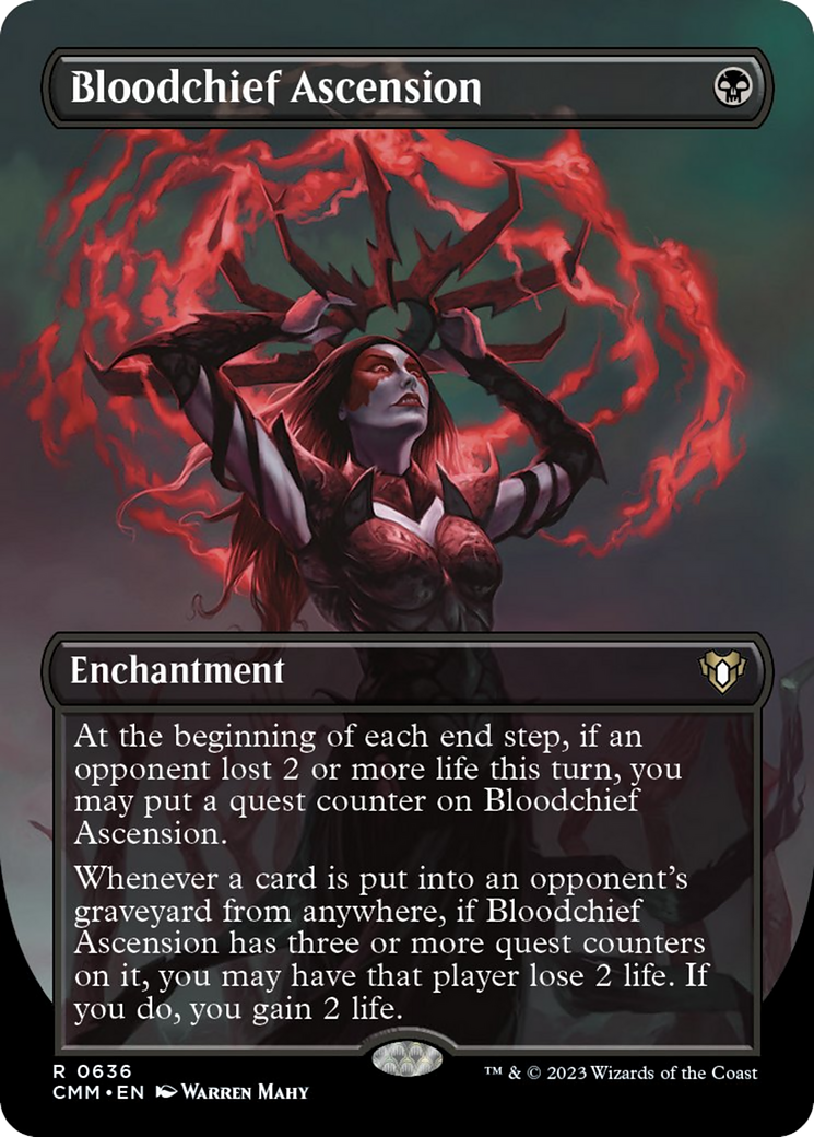 Bloodchief Ascension (Borderless Alternate Art) [Commander Masters] | Empire Gaming NC