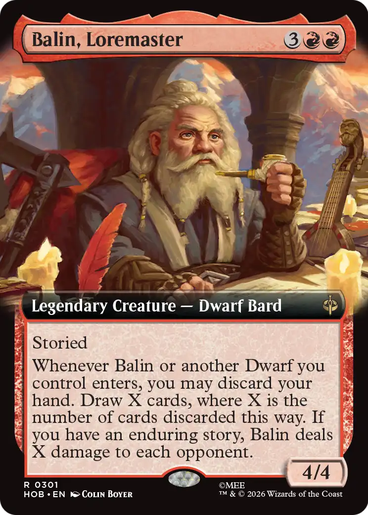 Balin, Loremaster (Extended Art) [The Hobbit] | Empire Gaming NC