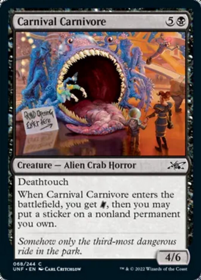 Carnival Carnivore [Unfinity] | Empire Gaming NC