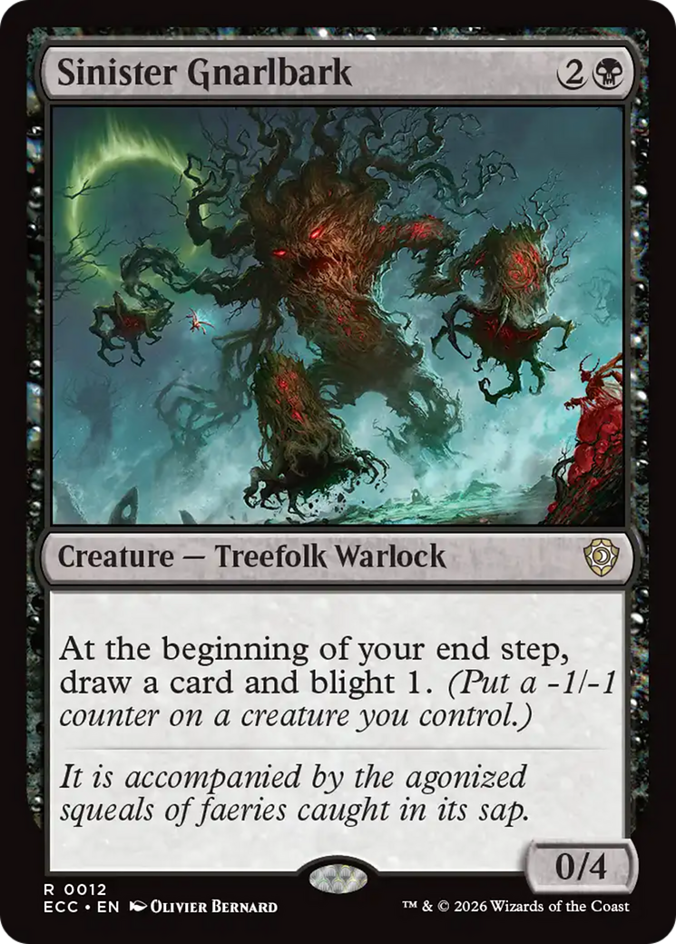 Sinister Gnarlbark [Lorwyn Eclipsed Commander] | Empire Gaming NC