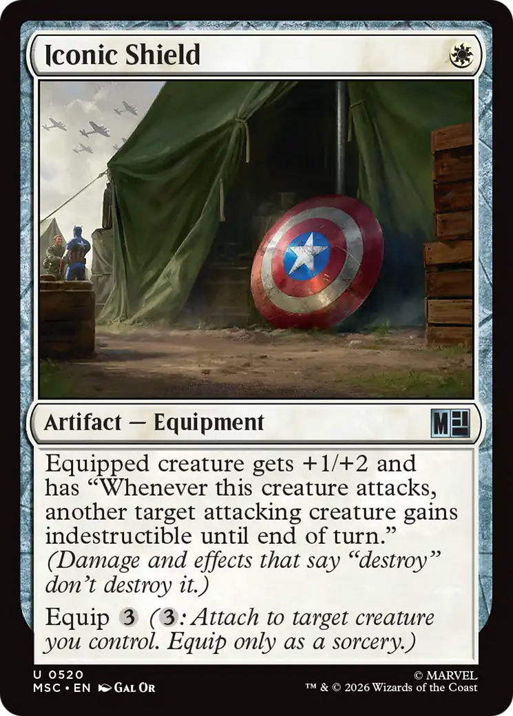 Iconic Shield [Marvel Super Heroes Commander] | Empire Gaming NC
