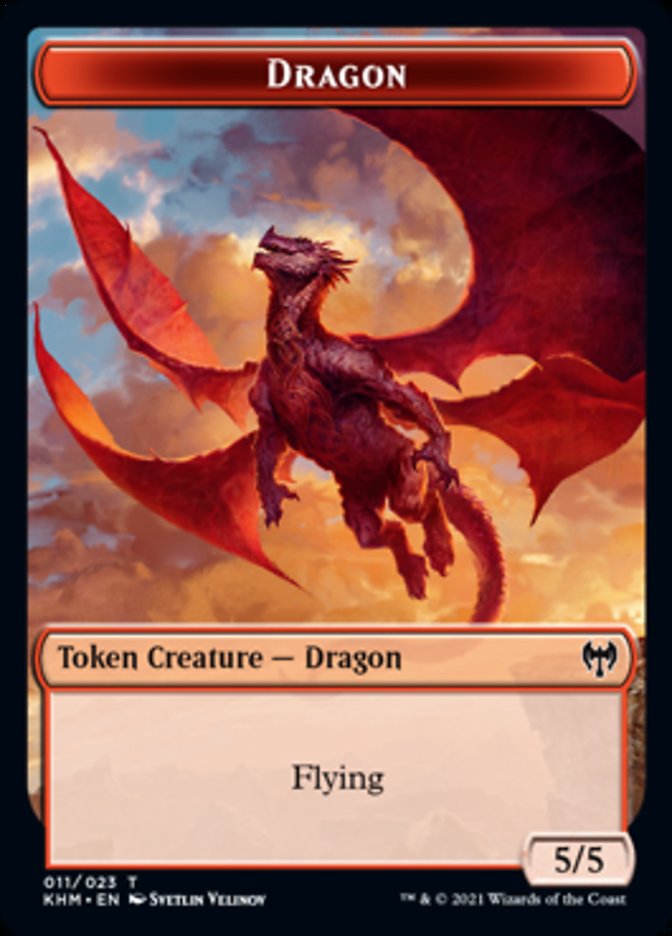 Dragon Token [Kaldheim Tokens] | Empire Gaming NC