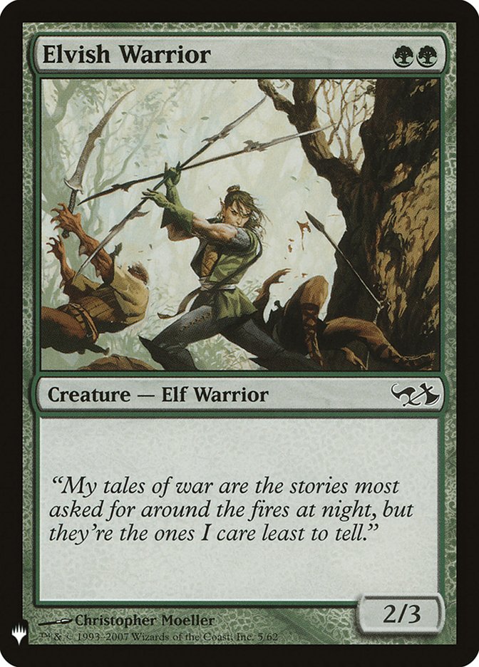 Elvish Warrior [Mystery Booster] | Empire Gaming NC