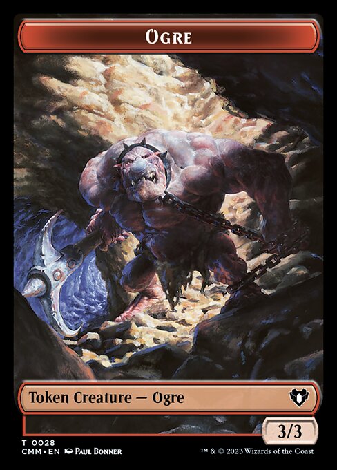 Eldrazi Spawn // Ogre Double-Sided Token [Commander Masters Tokens] | Empire Gaming NC