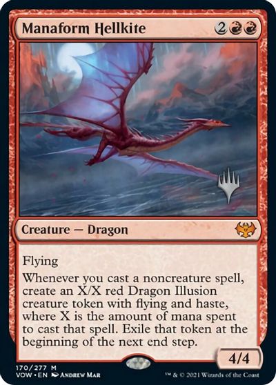 Manaform Hellkite (Promo Pack) [Innistrad: Crimson Vow Promos] | Empire Gaming NC