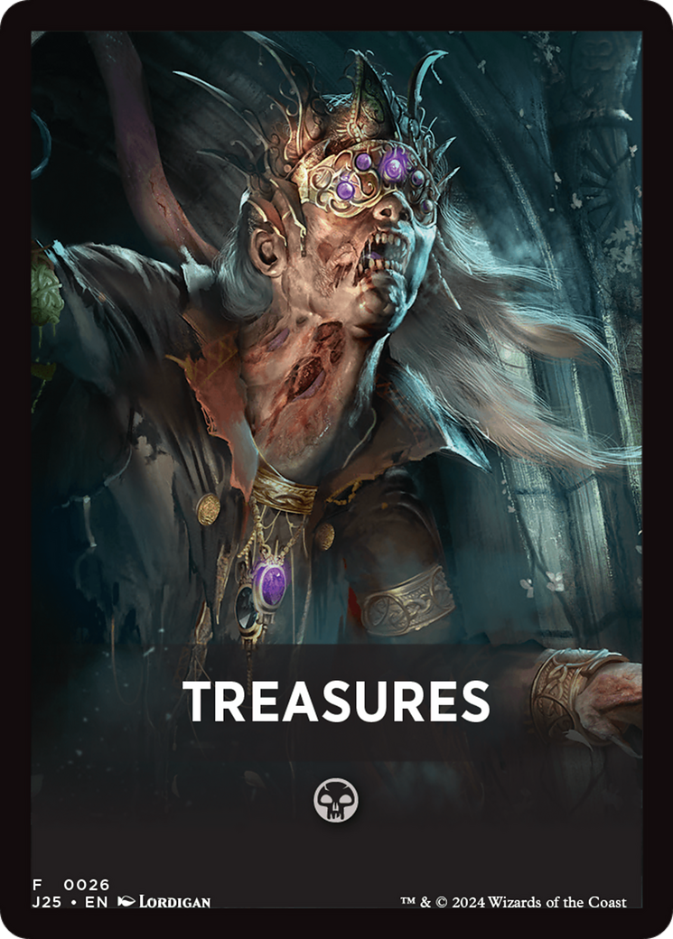 Treasures Theme Card [Foundations Jumpstart Front Cards] | Empire Gaming NC