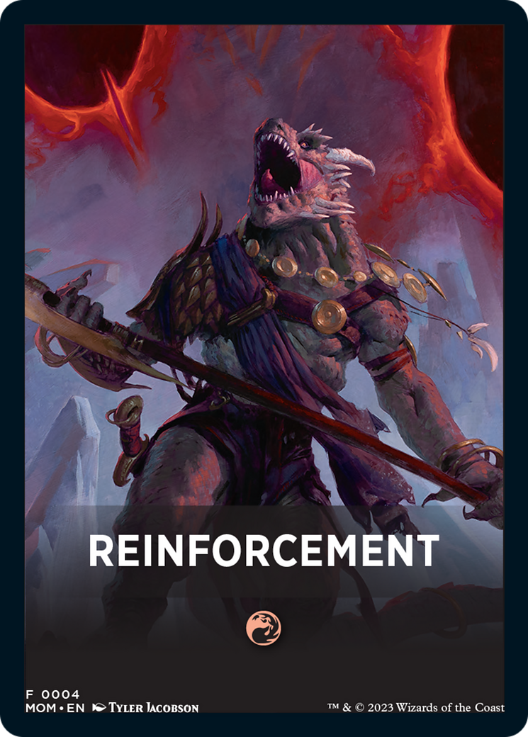 Reinforcement Theme Card [March of the Machine Tokens] | Empire Gaming NC