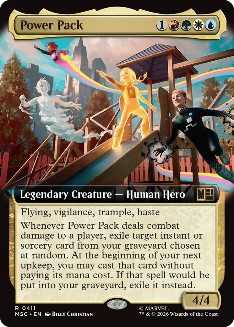 Power Pack (Extended Art) [Marvel Super Heroes Commander] | Empire Gaming NC