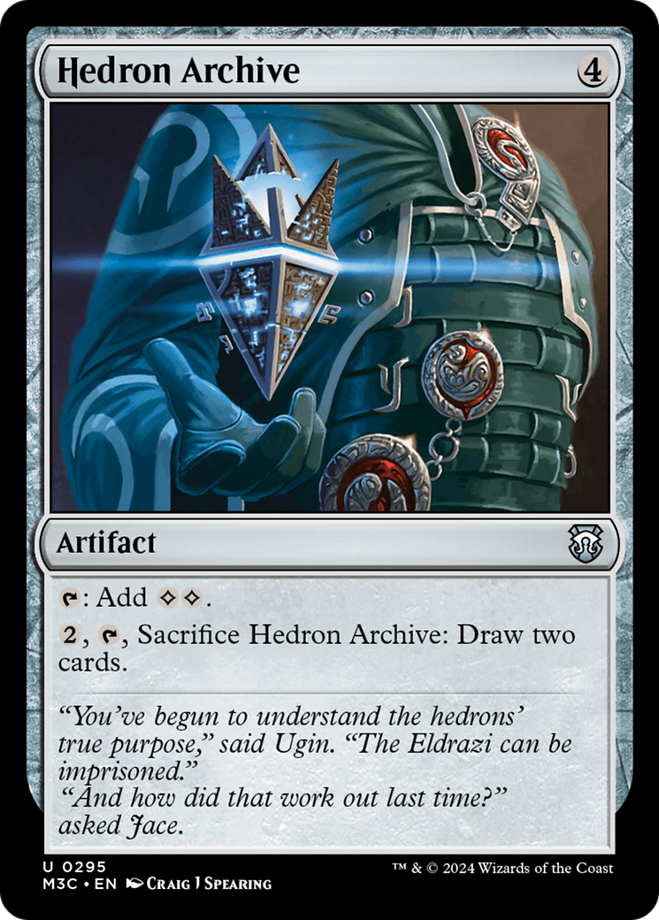 Hedron Archive (Ripple Foil) [Modern Horizons 3 Commander] | Empire Gaming NC