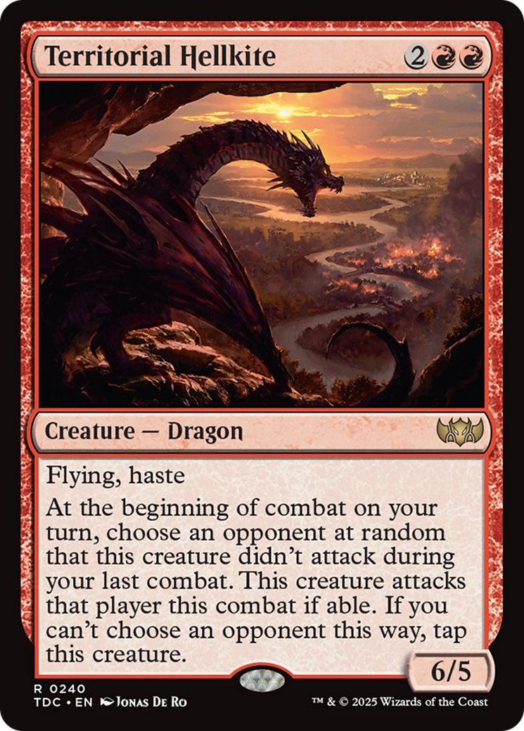 Territorial Hellkite [Tarkir: Dragonstorm Commander] | Empire Gaming NC