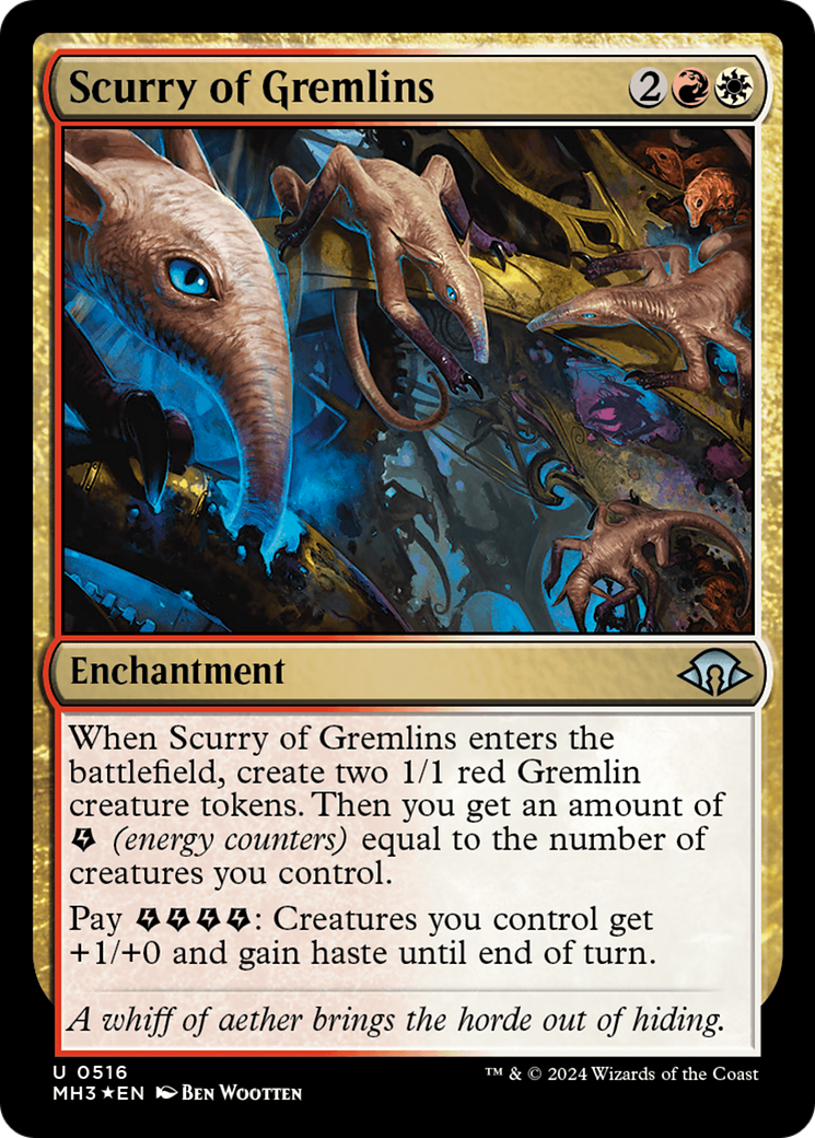 Scurry of Gremlins (Ripple Foil) [Modern Horizons 3] | Empire Gaming NC