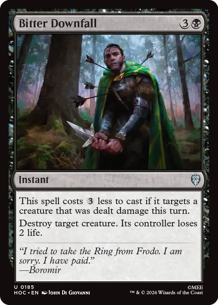 Bitter Downfall [The Hobbit: Eternal-Legal] | Empire Gaming NC