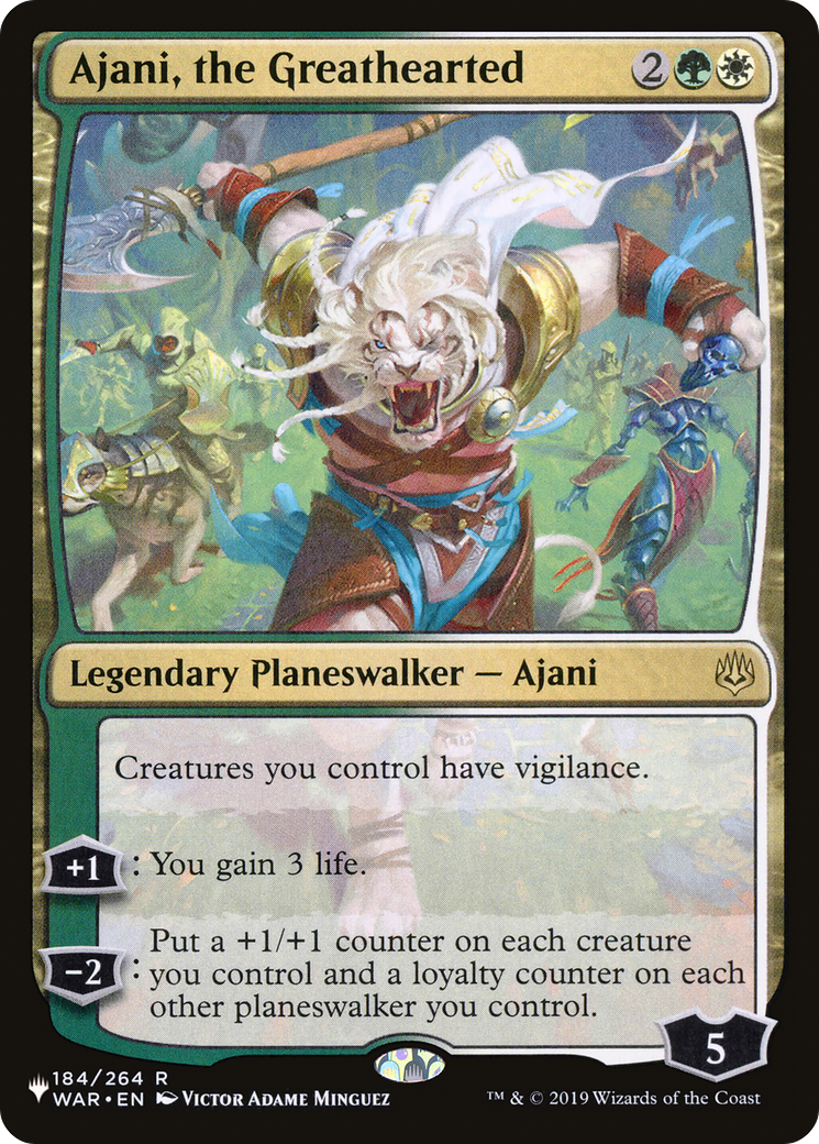 Ajani, the Greathearted [The List] | Empire Gaming NC