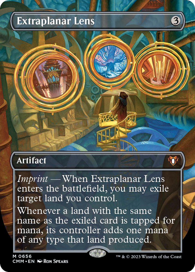 Extraplanar Lens (Borderless Alternate Art) [Commander Masters] | Empire Gaming NC