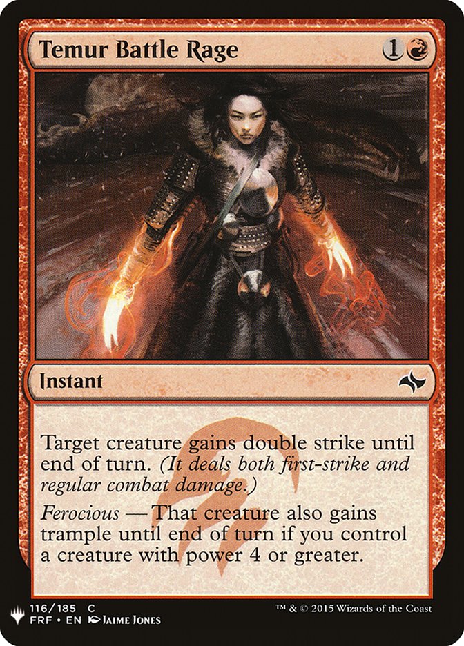 Temur Battle Rage [Mystery Booster] | Empire Gaming NC