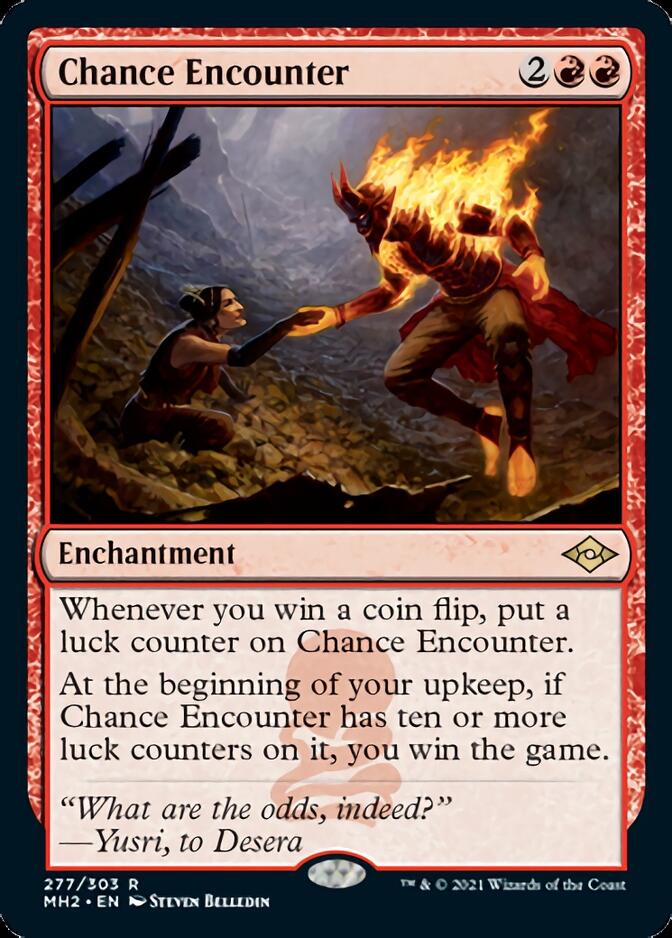 Chance Encounter (Foil Etched) [Modern Horizons] | Empire Gaming NC