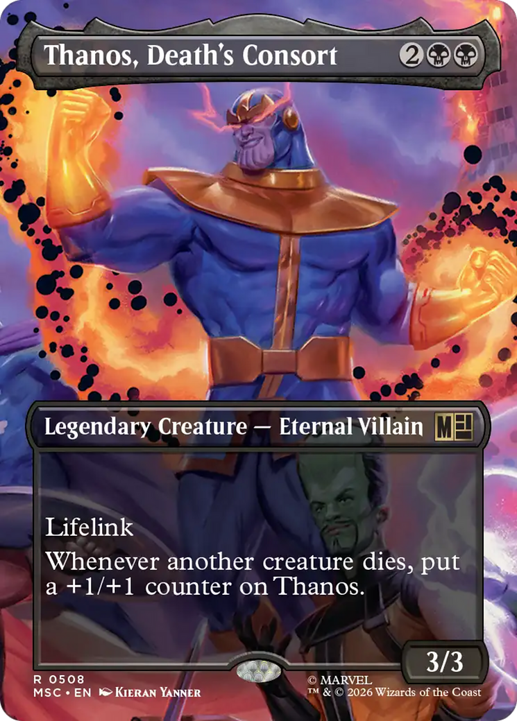 Thanos, Death's Consort (Extended Art) [Marvel Super Heroes Commander] | Empire Gaming NC