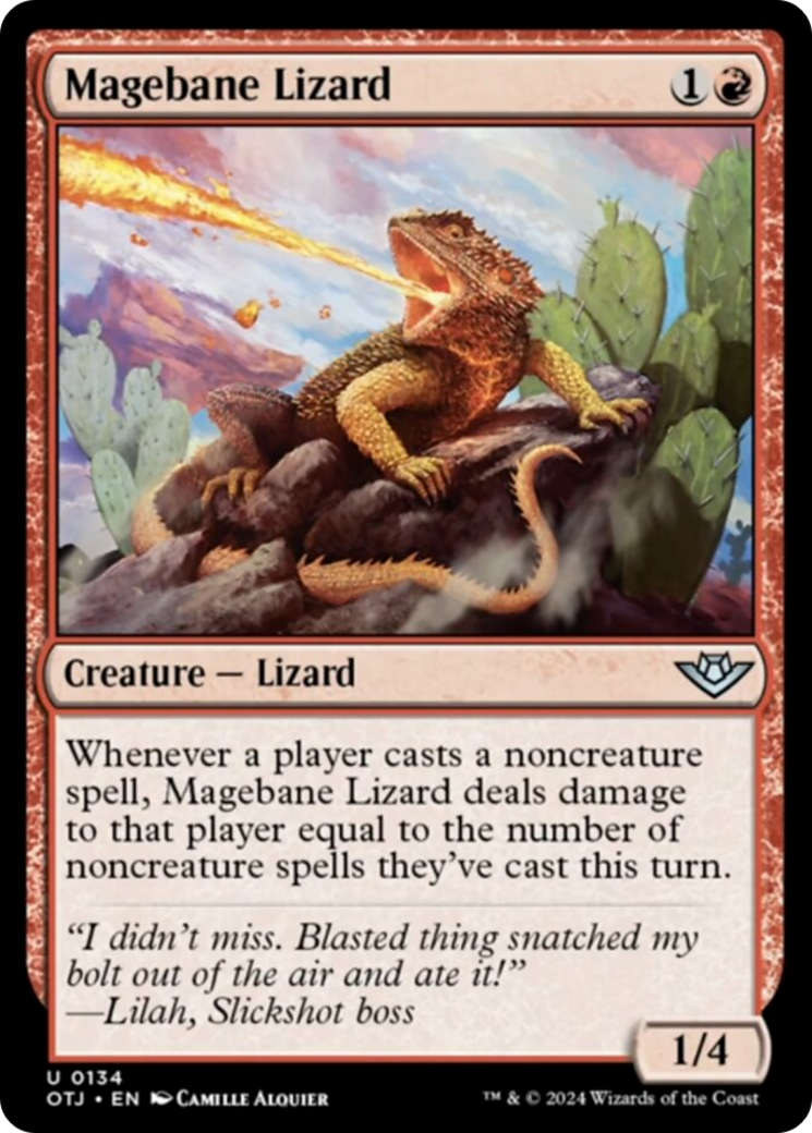 Magebane Lizard [Outlaws of Thunder Junction] | Empire Gaming NC