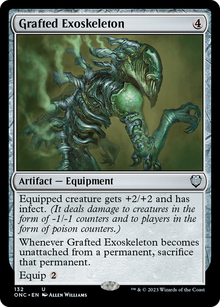 Grafted Exoskeleton [Phyrexia: All Will Be One Commander] | Empire Gaming NC