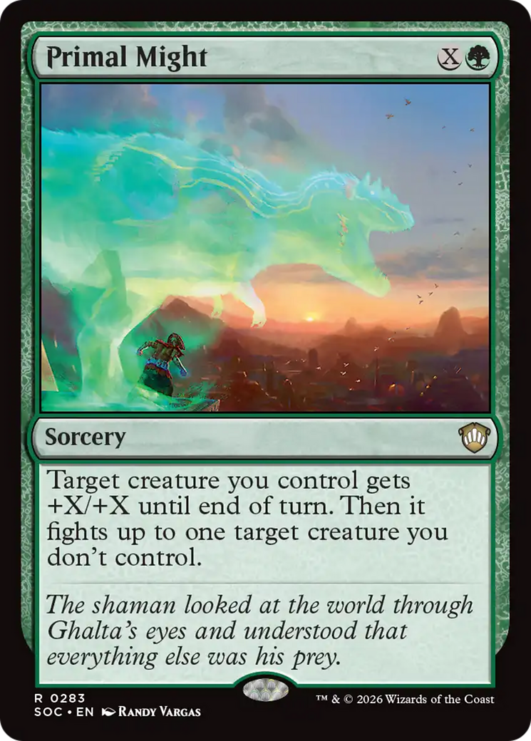 Primal Might [Secrets of Strixhaven Commander] | Empire Gaming NC