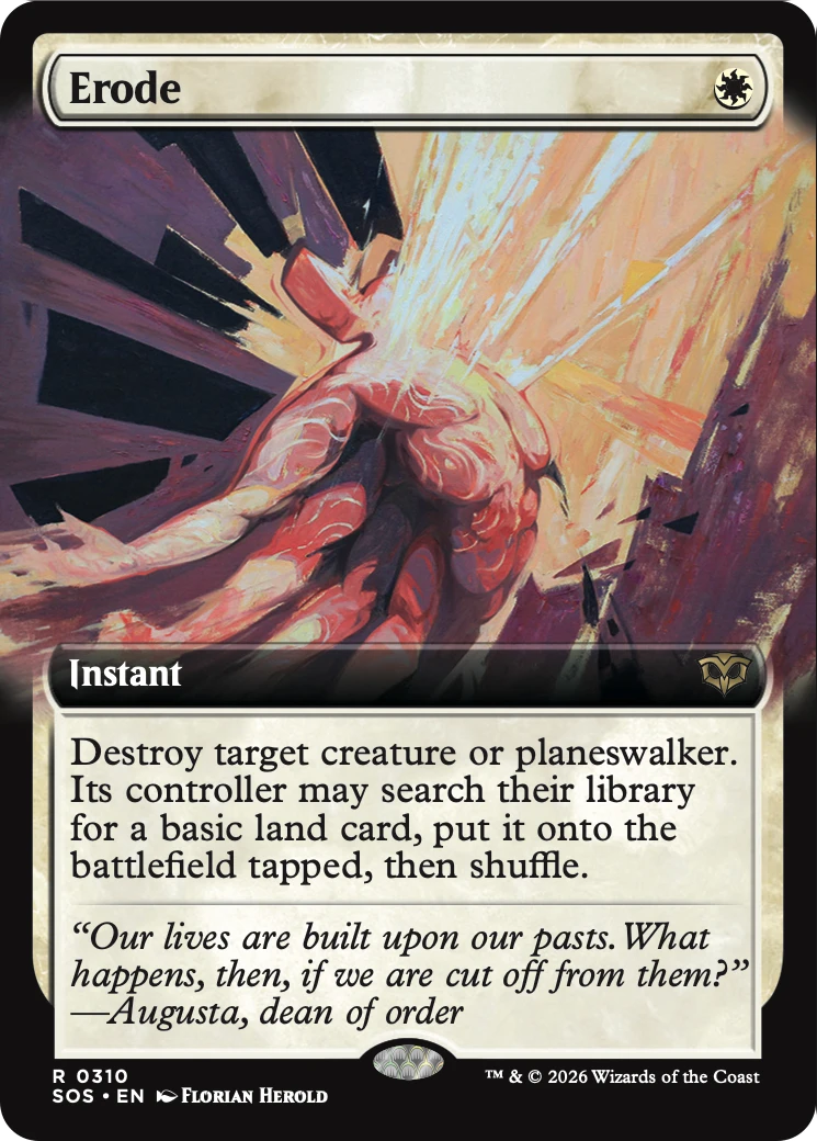 Erode (Extended Art) [Secrets of Strixhaven] | Empire Gaming NC