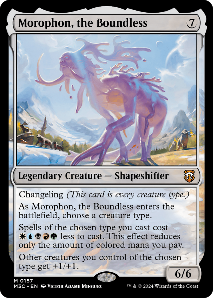 Morophon, the Boundless (Ripple Foil) [Modern Horizons 3 Commander] | Empire Gaming NC