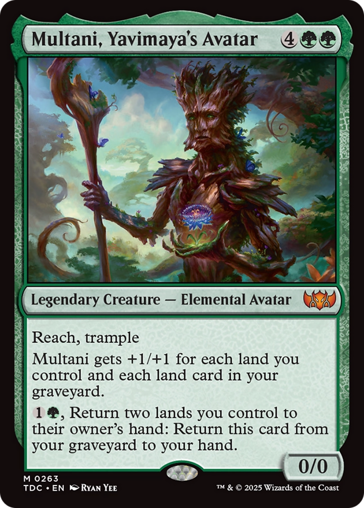 Multani, Yavimaya's Avatar [Tarkir: Dragonstorm Commander] | Empire Gaming NC