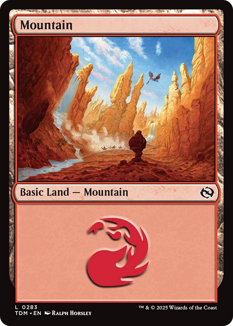 Mountain (0283) [Tarkir: Dragonstorm] | Empire Gaming NC