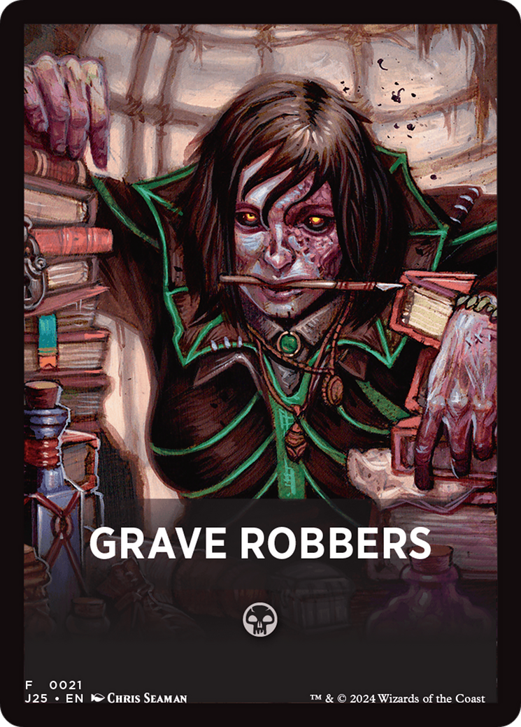 Grave Robbers Theme Card [Foundations Jumpstart Front Cards] | Empire Gaming NC