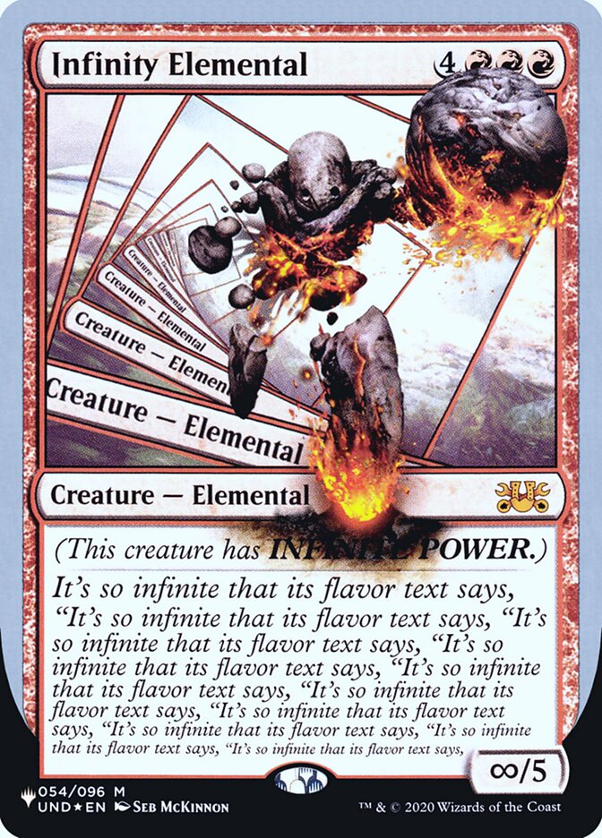 Infinity Elemental (Unfinity Foil Edition) [The List] | Empire Gaming NC