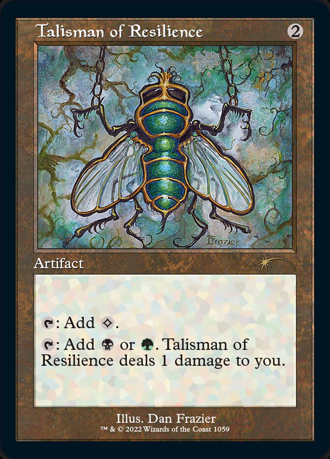 Talisman of Resilience (Foil Etched) [Secret Lair Drop Series] | Empire Gaming NC