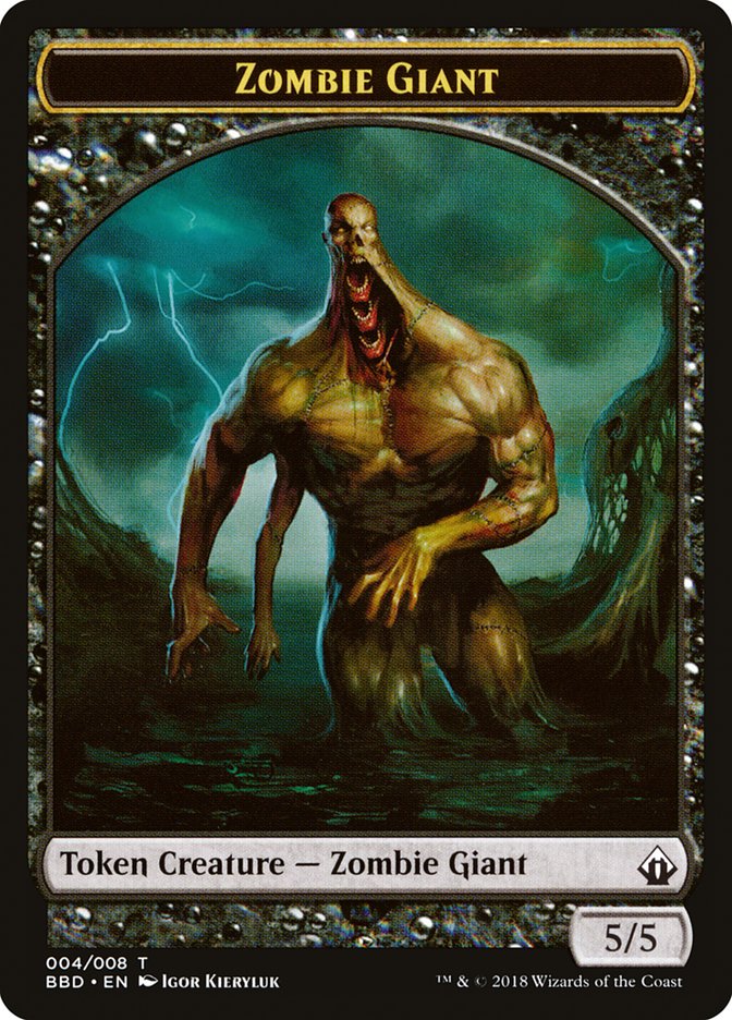 Zombie Giant Token [Battlebond Tokens] | Empire Gaming NC