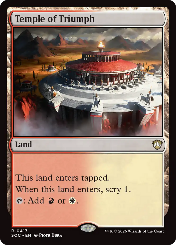 Temple of Triumph [Secrets of Strixhaven Commander] | Empire Gaming NC
