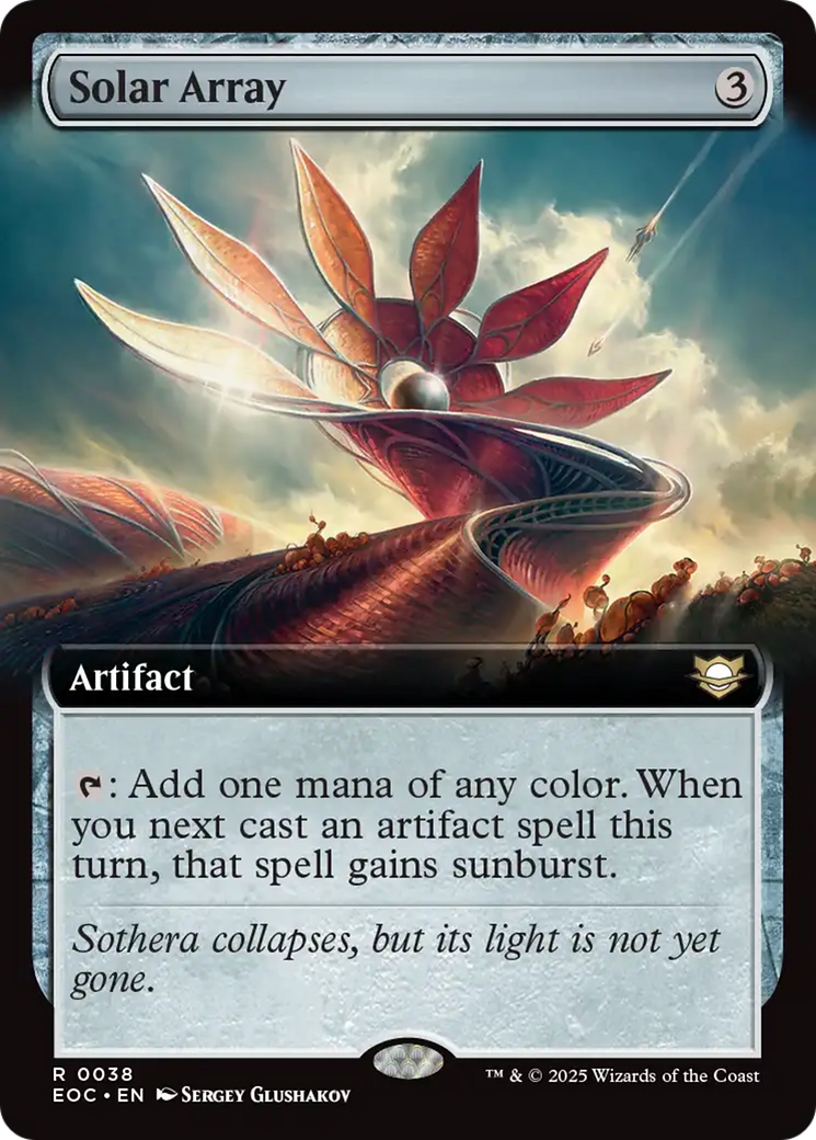 Solar Array (Extended Art) [Edge of Eternities Commander] | Empire Gaming NC