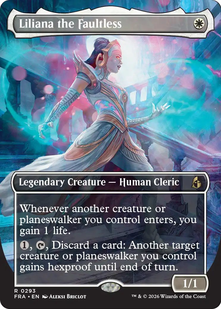 Liliana the Faultless (Borderless) [Reality Fracture] | Empire Gaming NC