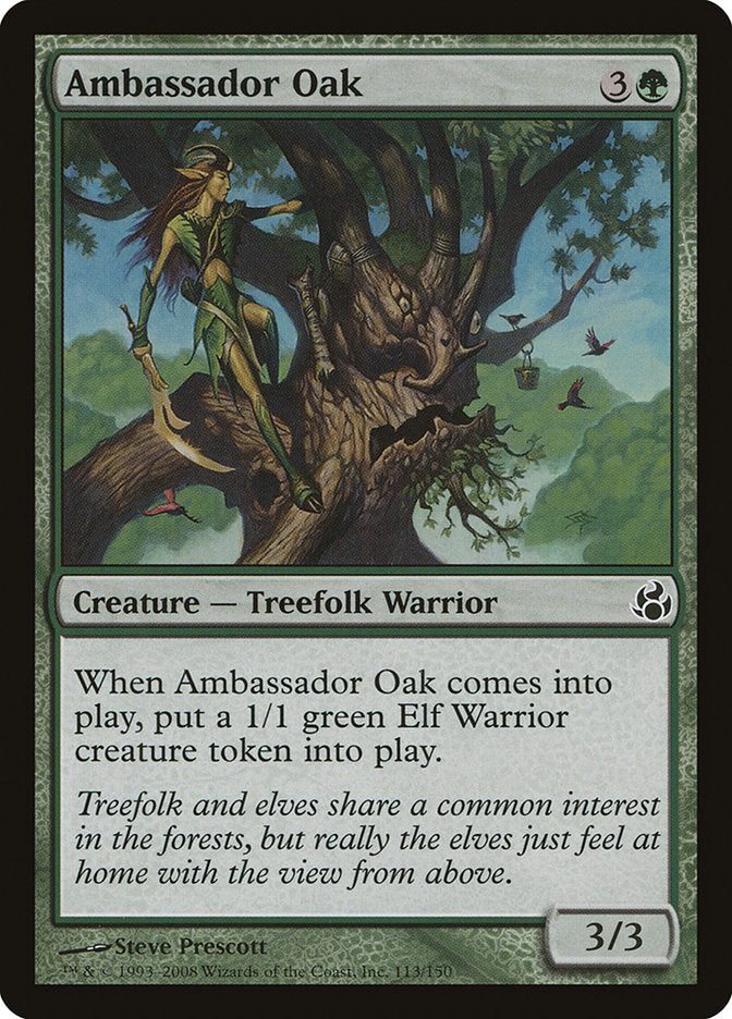 Ambassador Oak (Oversized) [Oversize Cards] | Empire Gaming NC