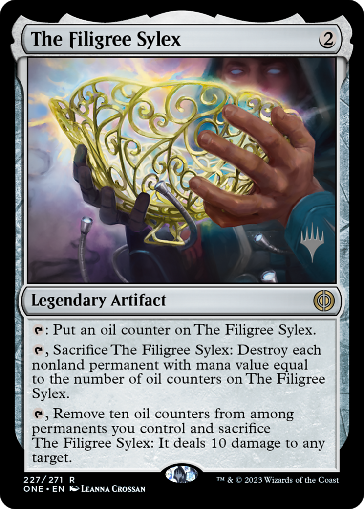 The Filigree Sylex (Promo Pack) [Phyrexia: All Will Be One Promos] | Empire Gaming NC