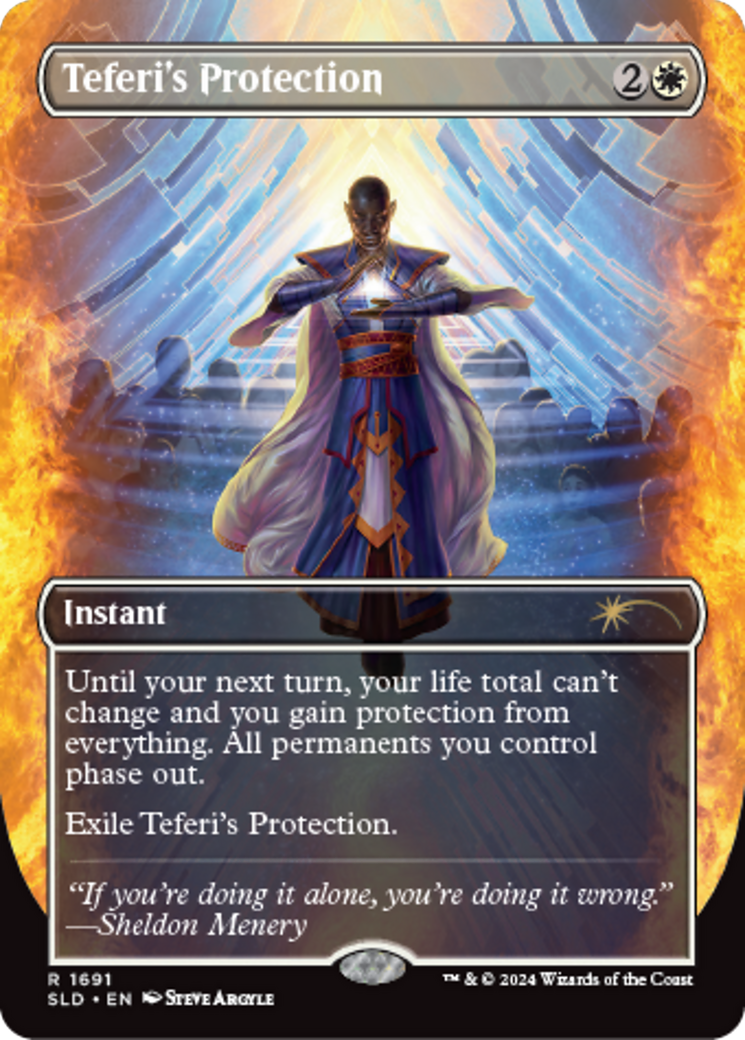 Teferi's Protection (1691) [Secret Lair: Sheldon's Spellbook] | Empire Gaming NC