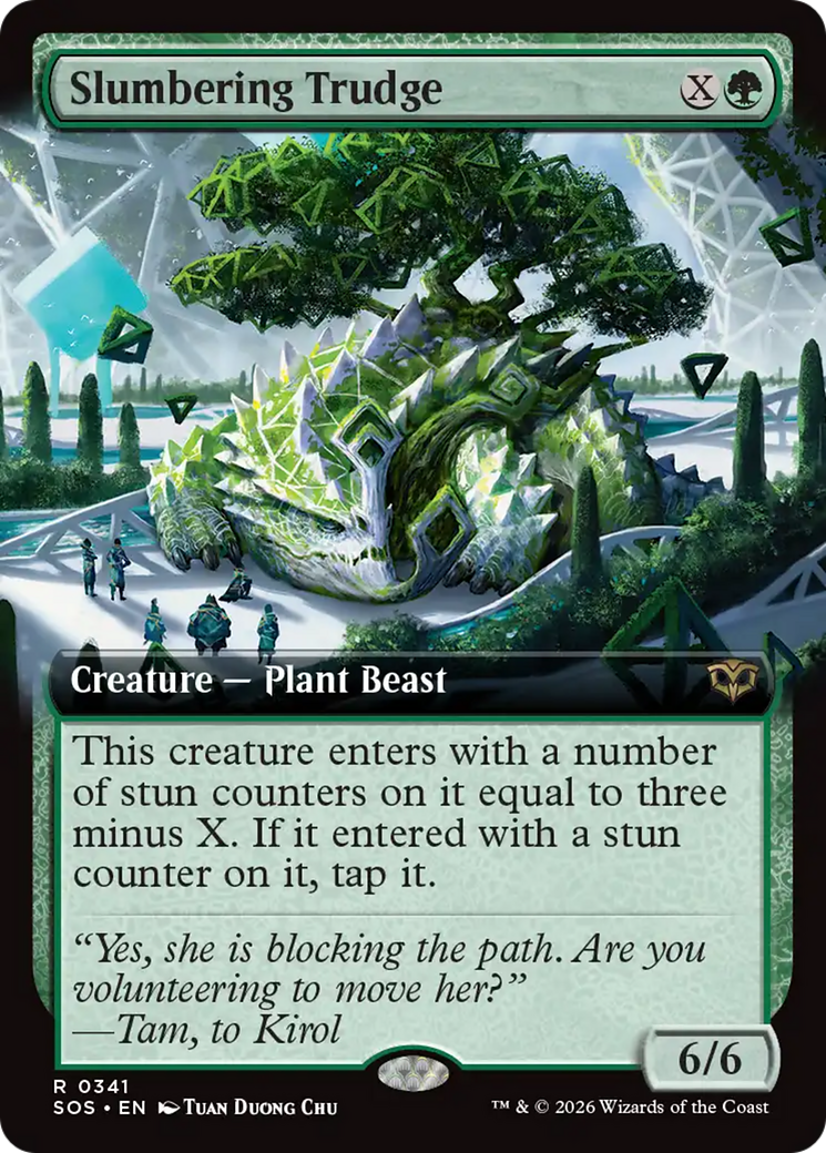 Slumbering Trudge (Extended Art) [Secrets of Strixhaven] | Empire Gaming NC