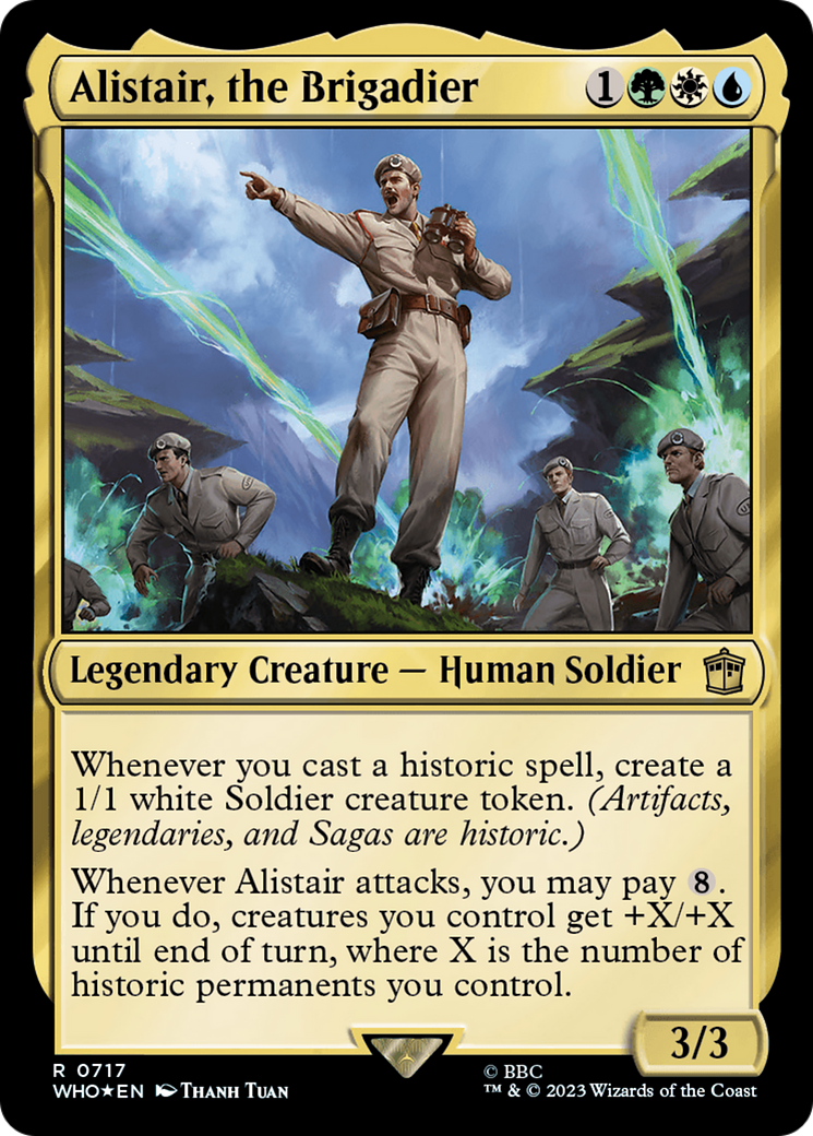 Alistair, the Brigadier (Surge Foil) [Doctor Who] | Empire Gaming NC