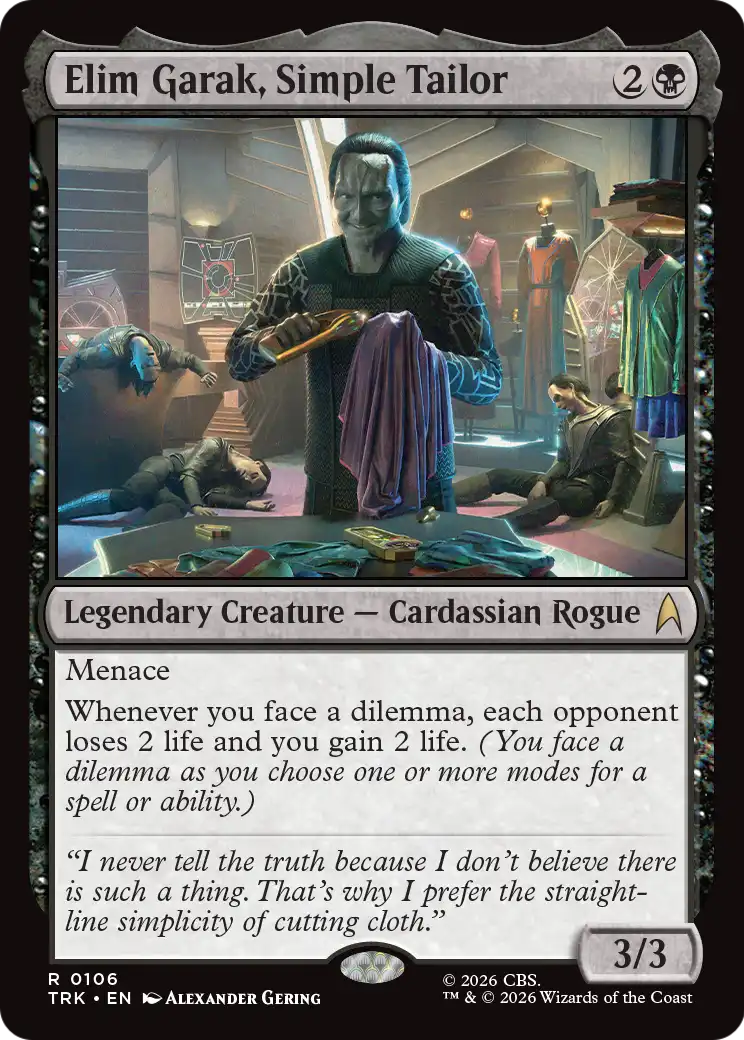 Elim Garak, Simple Tailor [Star Trek] | Empire Gaming NC