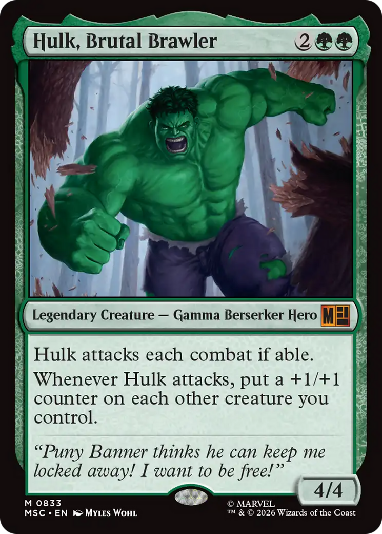 Hulk, Brutal Brawler [Marvel Super Heroes Commander] | Empire Gaming NC